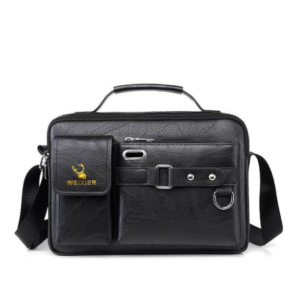 Pu Leather Fashionable Shoulder Bag (Black Shape)