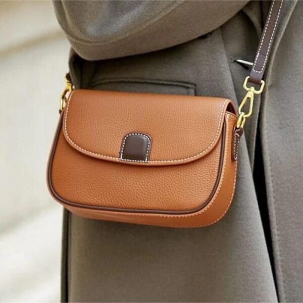 Women Fashion Crossbody Handbags Bags (Orange Color) - Image 2