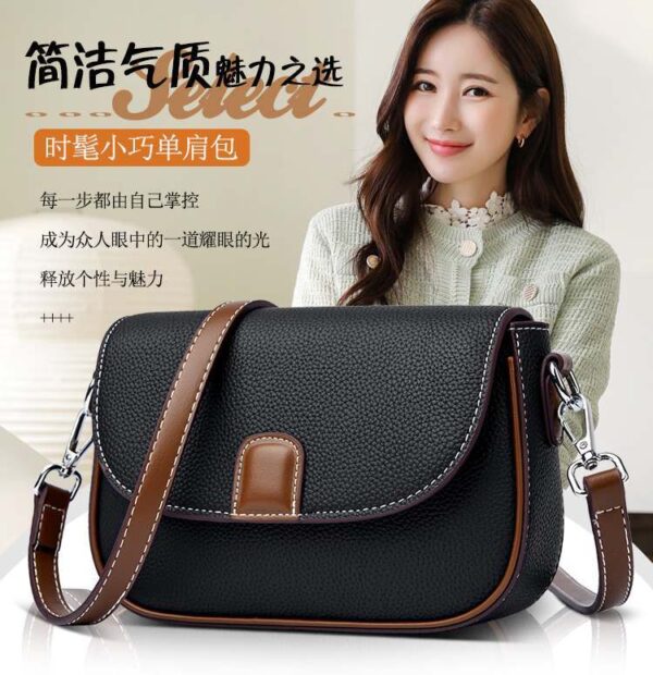 Women Fashion Crossbody Handbags Bags (Black) - Image 3