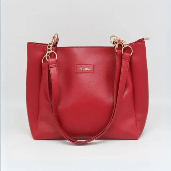 Signature Classic shoulder women's tote bags(maroon) - Image 2