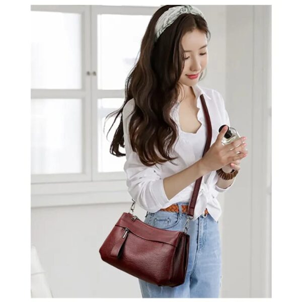 Vintage Crossbody Bags Artificial Original Leather Korean Bag